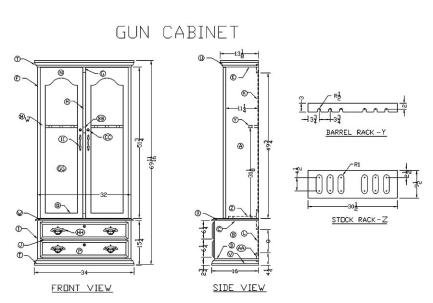 Build Small Gun Cabinet Plans Diy Pdf Woodworking Plan Maker